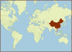 Spice Map - China and Vietnam