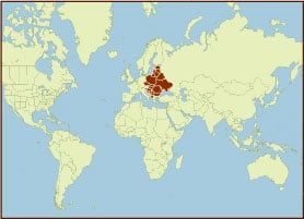 Spice Map - Europe, Eastern