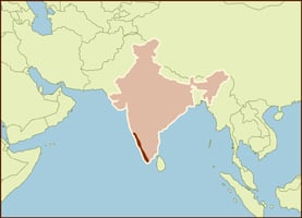 Spice Map - India, Malabar