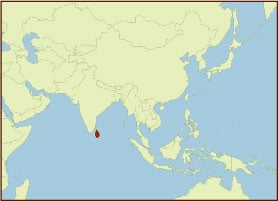 Spice Map - Sri Lanka
